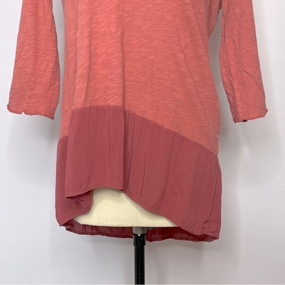Left of Center x Anthropologie High/Low Button Back Top- XL - Picture 3 of 9